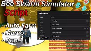  Bee Swarm Simulator Script Auto Farm Honey, Dupe Bees, Auto Marco