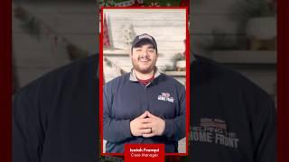 #MeetTheTeam! Helping the Home Front’s end-of-the-year recap with Isaiah Franqui! #HappyHolidays 