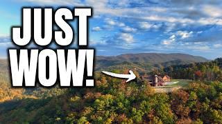 BEAUTIFUL 5,000 Sq Ft Log Cabin DREAM HOME in the Smoky Mountains! Inside Tour