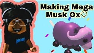 Making A Mega Musk Ox in Roblox Adopt Me!