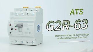 GEYA G2R-63 ATS Demonstration of overvoltage and undervoltage function