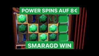 Lucky Pharao auf 8 EURO POWER SPINS SMARAGD JACKPOT  MERKUR Magie Spielothek Spielhalle zocken