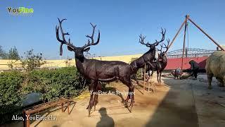 YouFine Bronze Deer Statue Wholesale