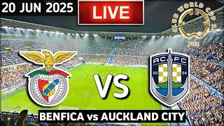Benfica vs Auckland City Live Match Stream Today 2025 HD En Vivo