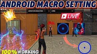 Android Macro Settings FreeFire || Trick Button FF || Free Fire new hack