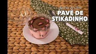 Receita de pavê de chocolate Stikadinho