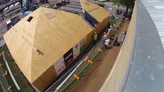 Mawsons Huts Replica Hobart build and installation