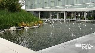 Parq Vancouver by Dundee 360 - Reflecting Pool, Bubble Jets Water Feature by Vincent Helton