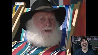 American Reacts to 1996 BUSTER MERRYFIELD on ONLY FOOLS | Pebble Mill | Classic Celebrity Interview