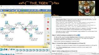 شرح ل Configuring Trunks - CCNA2 - 6.2.2.4