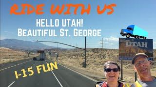 Hello Utah | I-15 N through St. George | Trucking America's Roads | Werner Enterprises OTR Rookie