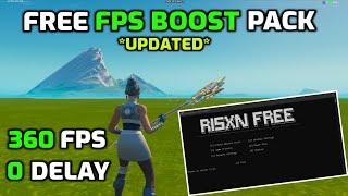 *ULTIMATE* Free Fortnite FPS boost Pack  (Boost Fps, Lower Delay & Lower Ping)