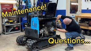 Micro Excavator Maintenance - Questions Answered