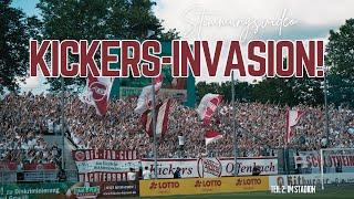 KICKERS-INVASION IN FRANKFURT - 6500 KICKERSFANS FEIERN DIE RÜCKKEHR IN DEN DFB-POKAL/ STIMMUNG XXL