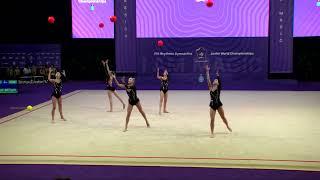 Great Britain (GBR) - 2023 Rhythmic Junior Worlds Qualifications 5BA Group