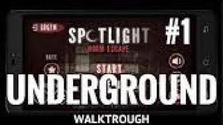 Spotlight Room Escape Underground FULL Walkthrough