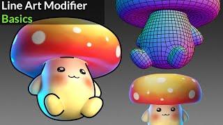 Create an outline with the Line Art Modifier | Blender Secrets