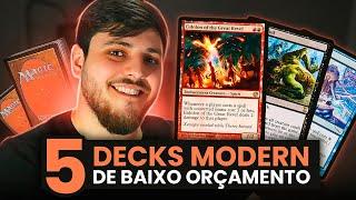 5 DECKS MODERN DE BAIXO ORÇAMENTO!