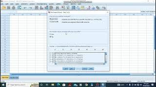 How to import CSV File into SPSS