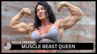 Muscle Beast Queen Helle Trevino: Bodybuilder's Epic Bodybuilding Transformation