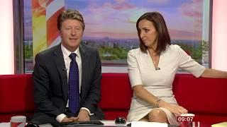 Sally Nugent, slight skirt oops 2015