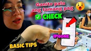 KAILANGAN MARUNONG KA MAG CHECK PARA DIKA MAKA KUHA NG DEFECTIVE AT REFURBISH NA IPHONE | BASIC TIPS