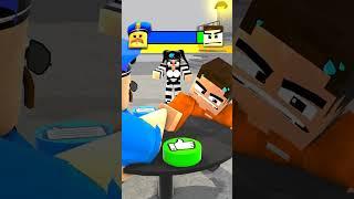 Who will Win in ARM WRESTLING? Herobrine vs Barry in Prison Challenge!