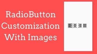 custom radio button android with images