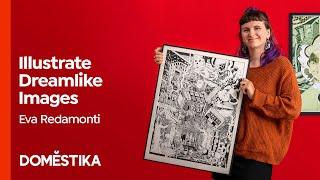 Dreamlike Illustrations with Pencil and Ink Techniques - Course by Eva Redamonti | Domestika English