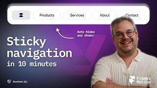 Auto-hiding Sticky Navigation With Framer Motion In 10 Minutes