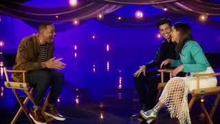 WILL SMITH Interviews Aladdin's Naomi Scott & Mena Massoud