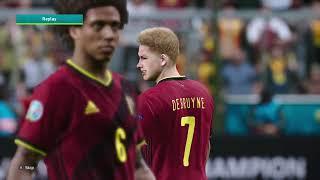 Finland - Belgium (EURO 2020 PES 2021)