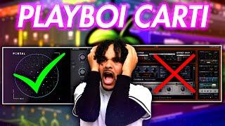 Making a PLAYBOI CARTI TYPE BEAT Using PORTAL Inside FL Studio 20 *How To Make a Playboi Carti Beat*