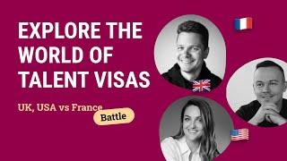 Discover Global Talent visa: UK, USA vs France Battle