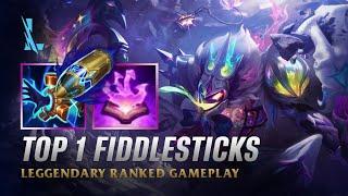 Wild Rift FIDDLESTICKS - TOP 1 Star Nemesis Fiddlesticks S14 Ranked Gameplay + Build