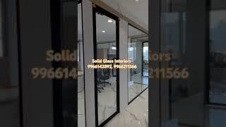 Modular Office Partition by Solid Glass Interiors