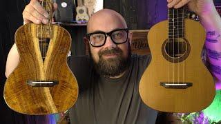COAST UKULELES - Creating Art with Live Edge Koa and Honu Inspired Tenor Ukuleles