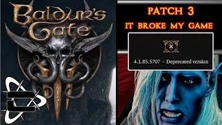 Baldur's gate 3 Deprecated version How to fix