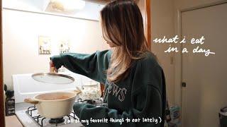 all of my favorite things to eat lately