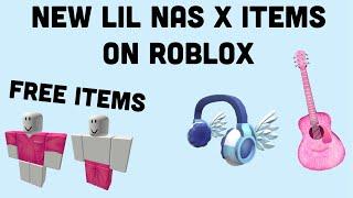 NEW LIL NAS X ITEMS ON ROBLOX CATALOG (Free Items)