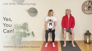 Live Vinyasa Yoga mit Bärbel Miessner | Yogamour Living Room Session