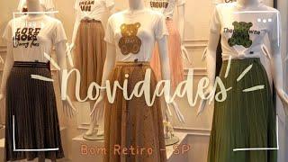 NOVIDADES em LOOKS com SAIAS e T-SHIRTS no BOM RETIRO-SP | MODA FEMINA TENDÊNCIA em Saia