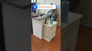 Wet Look Floor Finish - Simple Scrub and Refinish laminate wood