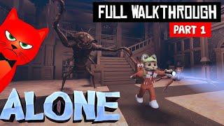 ALONE RELEASE in roblox | Red Cat WOW | Part 1. Full walkthrough