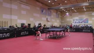 Taylakova-Vishniakova.Russian National table tennis championship 2017.FHD