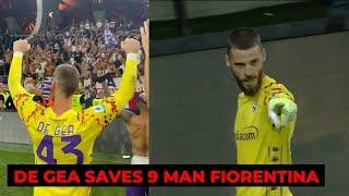 De Gea's crazy saves for Fiorentina vs Puskas Akademia in Conference League playoff