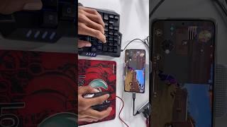 keyboard and mouse connect on phone and playing free fire #freefire