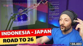 Streaming Indonesia - Japan | Highlights - Road To 26 reaction