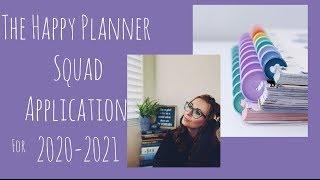 My Happy Planner 2020-2021 Squad Application