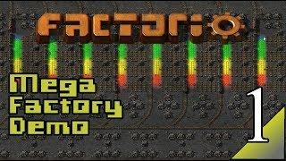 Factorio Mega Factory 1:  The Grand Tour!  Let's Play Demonstration Gameplay